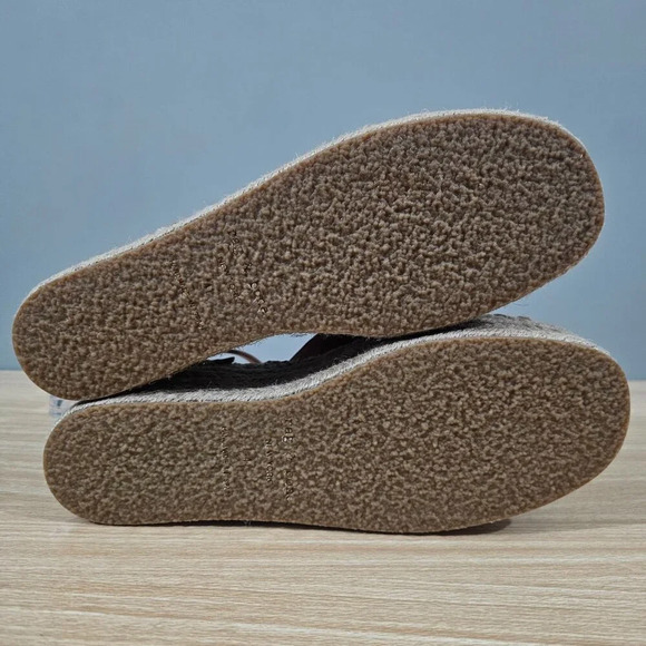 NEW Rag & Bone Sandal Hera Espadrille Wedge Henbrown Suede EU 41 - Picture 10 of 12